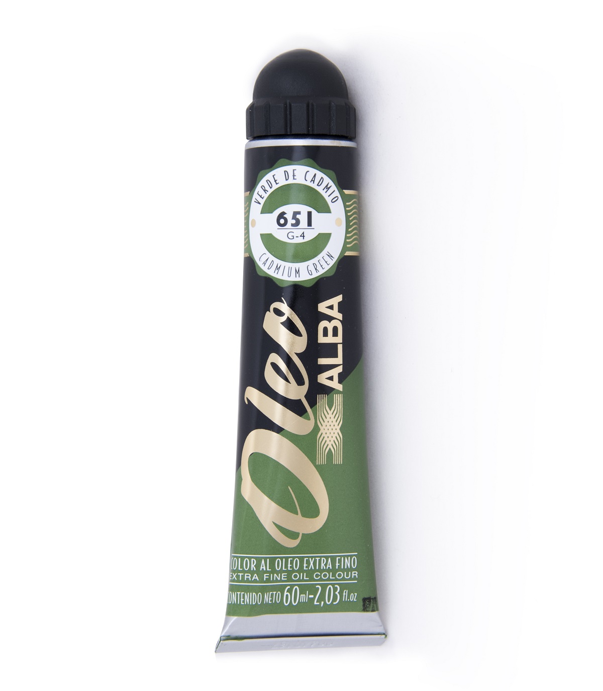 Oleo profesional alba 60 ml g4 651 verde de cadmio - 60 ML - Alba Artística